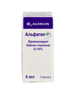 Buy cheap Bremonidine | Alfagan R eye drops 0.15%, 5 ml online www.pharm-pills.com