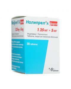 Buy cheap indapamide, Perindopril | Noliprel A forte tablets 5 + 1.25 mg 30 pcs. online www.pharm-pills.com