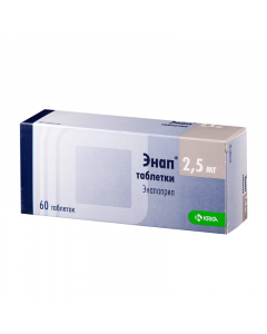 Buy cheap enalapril | Enap tablets 2, 5 mg 60 pcs. pack online www.pharm-pills.com