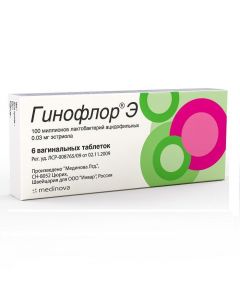 Buy cheap Lactobacilli atsydofyln e liofilizat, estriol | Gynoflor E vaginal tablets 6 pcs. online www.pharm-pills.com