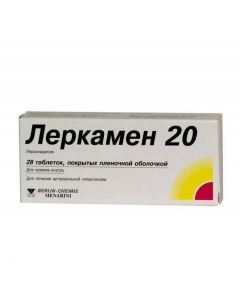 Buy cheap lercanidipine | Lerkamen 20 tablets 20 mg, 28 pcs. online www.pharm-pills.com