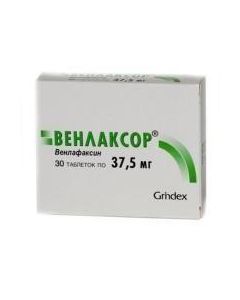 Buy cheap Venlafaxine | Venlaxor tablets 37.5 mg, 30 pcs. online www.pharm-pills.com