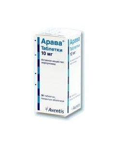 Buy cheap Leflunomyd | Arava tablets 10 mg, 30 pcs. online www.pharm-pills.com