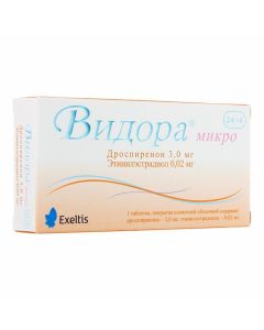 Buy cheap Drospyrenon, ethinyl estradiol | Vidora micro tablets are covered.pl.ob. 3 mg + 0.02 mg 24 + 4 pcs. online www.pharm-pills.com