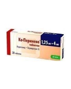 Buy cheap indapamide, Perindopril | Co-Perineva tablets 1.25 + 4 mg, 30 pcs online www.pharm-pills.com