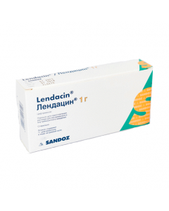 Buy cheap Ceftriaxone | Lendacin pore. d / pr-r solution for intravenous and intravenous administration 1 g vial 10 pcs online www.pharm-pills.com