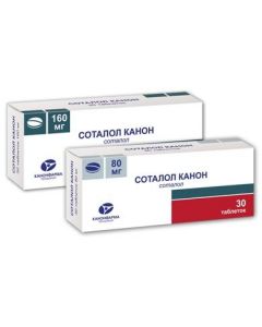 Buy cheap sotalol | Sotalol Canon tablets 160 mg 20 pcs. online www.pharm-pills.com