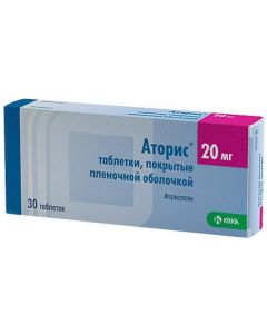 Buy cheap Atorvastatin | Atoris tablets 20 mg, 30 pcs. online www.pharm-pills.com