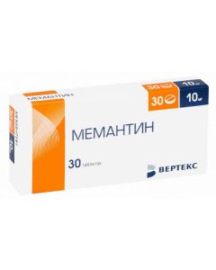 Buy cheap Memantine | Memantine tablets coated. 10 mg 30 pcs. online www.pharm-pills.com