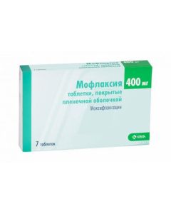 Buy cheap Moxifloxacin | Moflaxia tablets coated. 400 mg 7 pcs. online www.pharm-pills.com