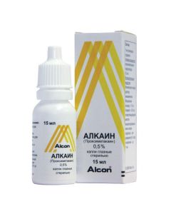 Buy cheap Proksymetakayn | Alcain eye drops 0.5%, 15 ml online www.pharm-pills.com