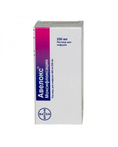 Buy cheap Moxifloxacin | Avelox infusion solution 1.6 mg / ml 250 ml 4 pcs. online www.pharm-pills.com