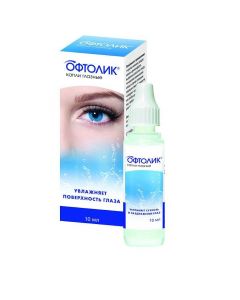 Buy cheap Povidone, Polyvynylov y alcohol | Oftolik eye drops, 10 ml online www.pharm-pills.com