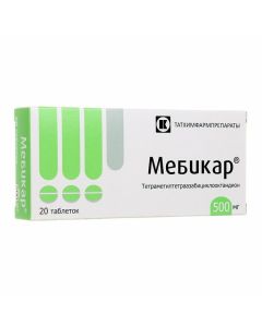 Buy cheap Tetrametyltetraazabytsyklooktandyon | Mebikar tablets 500 mg 20 pcs. online www.pharm-pills.com