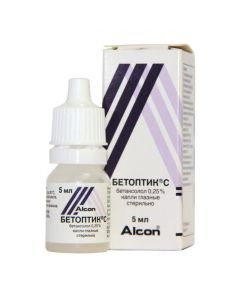 Buy cheap Betaxolol | Betoptic C eye drops 0.25%, 5 ml online www.pharm-pills.com