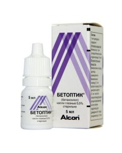 Buy cheap Betaxolol | Betoptic eye drops 0.5%, 5 ml online www.pharm-pills.com