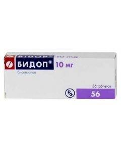 Buy cheap bisoprolol | Bidop tablets 10 mg, 56 pcs. online www.pharm-pills.com