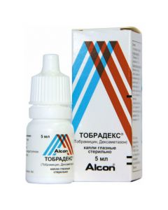 Buy cheap Dexamethasone, Thobromycin | Tobredex eye drops, 5 ml online www.pharm-pills.com