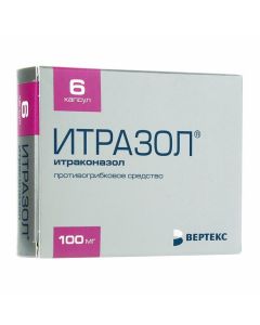 Buy cheap Itraconazole | Itrazol capsules 100 mg, 6 pcs. online www.pharm-pills.com