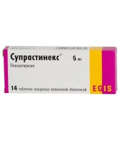 Buy cheap Levocetirizine | Suprastinex tablets coated.pl.ob. 5 mg 14 pcs. online www.pharm-pills.com