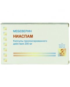 Buy cheap Mebeverin | Niaspam capsules retard 200 mg, 30 pcs. online www.pharm-pills.com