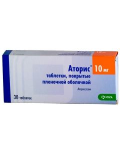 Buy cheap Atorvastatin | Atoris tablets 10 mg, 30 pcs. online www.pharm-pills.com