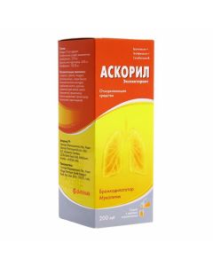 Buy cheap Bromhexine, Gvayfenezin, Salbutamol | Ascoril expectorant syrup, 200 ml online www.pharm-pills.com