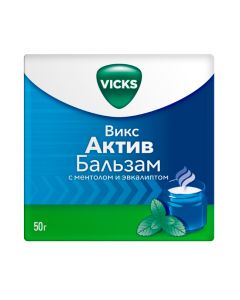 Buy cheap camphor, turpentine, eucalyptus oil, levomenthol | Vicks Active Balm with menthol and eucalyptus 50 g online www.pharm-pills.com