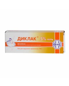 Buy cheap Diclofenac | Diklak gel 5%, 100 g online www.pharm-pills.com