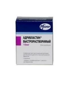 Buy cheap doxorubicin | Adriblastin quick-dissolving lyophilisate d / r for in / vessel. and in / bubble. enter 10 mg bottle 1 pc. online www.pharm-pills.com