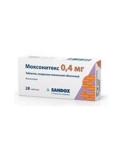 Buy cheap moxonidine | Moxonitex tablets coated.pl.ob. 400 mcg 28 pcs. online www.pharm-pills.com