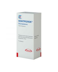 Buy cheap Pantoprazole | Kontrolok powder for solution in / veins. enter 40 mg vial 1 pc. online www.pharm-pills.com