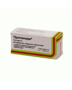 Buy cheap propafenone | Propanorm tablets 150 mg, 50 pcs. online www.pharm-pills.com