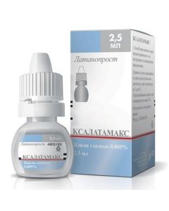 Buy cheap Latanoprost | Xalatamax eye drops 0.005%, 2.5 ml online www.pharm-pills.com