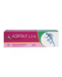 Buy cheap Aceclofenac | Aertal cream 1.5%, 60 g online www.pharm-pills.com