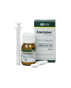 Buy cheap Azithromycin | Azitrox suspension 200 mg / 5 ml, 20 ml online www.pharm-pills.com