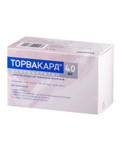 Buy cheap Atorvastatin | Torvacard tablets 40 mg, 90 pcs. online www.pharm-pills.com