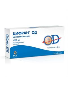 Buy cheap Ciprofloxacin | Tsifran OD tablets 1000 mg, 10 pcs. online www.pharm-pills.com