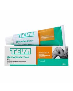 Buy cheap Diclofenac | Diclofenac-Teva gel 1% 100 g online www.pharm-pills.com