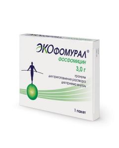 Buy cheap fosfomycin | Ecofomural granules for solution for oral administration 3 g sachets 1 pc. online www.pharm-pills.com