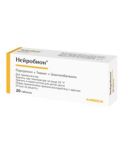 Buy cheap pyridoxine, thiamine, tsianokobalamina | Neurobion tablets are covered.ob. 20 pcs. online www.pharm-pills.com