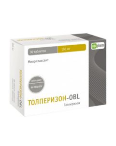 Buy cheap Tolperisone | Tolperisone-OBL tablets coated. 150 mg 30 pcs. online www.pharm-pills.com