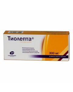 Buy cheap Tyoktovaya acid | Tialept tablets are covered.pl.ob. 300 mg 30 pcs. 30 pcs online www.pharm-pills.com