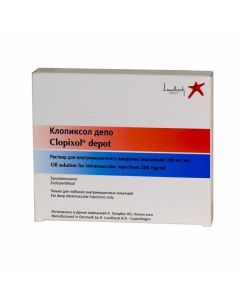 Buy cheap Zuklopentyksol | Clopixol depot solution for in / mouse. enter oil 200 mg / ml 1 ml ampoules 1 pc. online www.pharm-pills.com