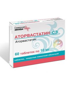 Buy cheap Atorvastatin | Atorvastatin-SZ tablets are covered.pl.ob. 10 mg 60 pcs. pack online www.pharm-pills.com