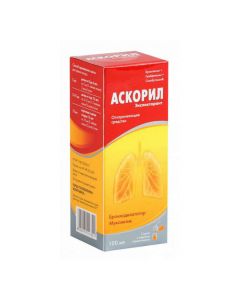 Buy cheap Bromhexine, Gvayfenezin, Salbutamol | Ascoril expectorant syrup, 100 ml online www.pharm-pills.com