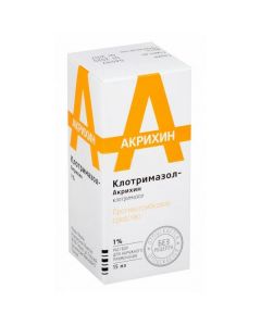 Buy cheap Clotrimazolum | Clotrimazole-Akrikhin rr for external use 1% bottle 15 ml online www.pharm-pills.com