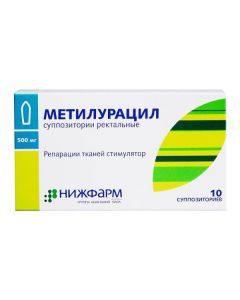 Buy cheap Dyoksometyltetrahydropyrymydyn | Methyluracil rectal suppositories 500 mg 10 pcs. online www.pharm-pills.com