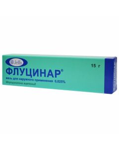 Buy cheap Fluotsynolona atsetonyd | Flucinar ointment 0.025%, 15 g online www.pharm-pills.com