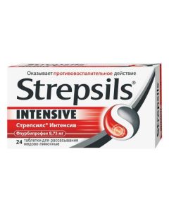 Buy cheap flurbiprofen | Strepsils Intensive tablets honey-lemon, 24 pcs. online www.pharm-pills.com